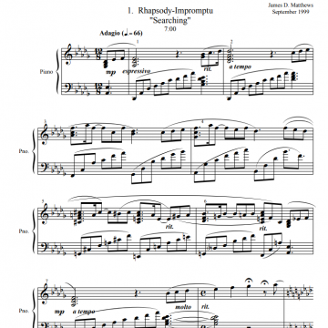 First Sonata Mvt 1 Searching