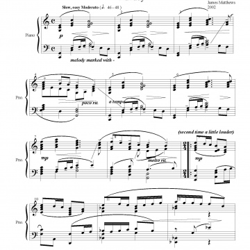 Lullaby Piano Solo